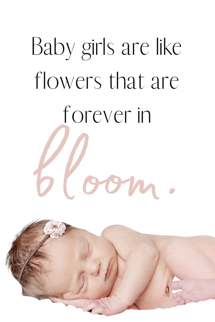 welcome new baby girl quotes