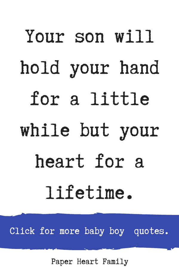 cute quotes about little boys