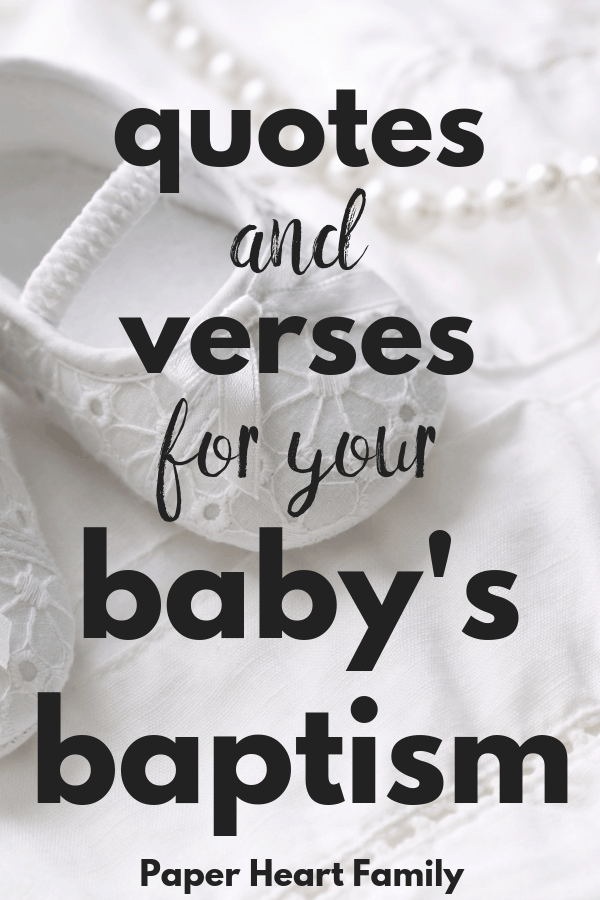 21 Sweet Baptism Quotes For Baby s Christening