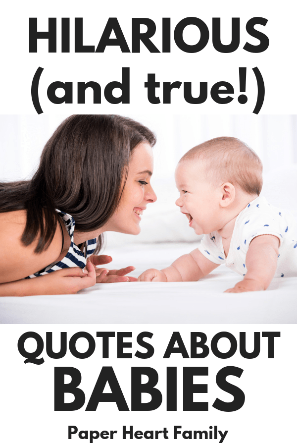 funny first baby quotes
