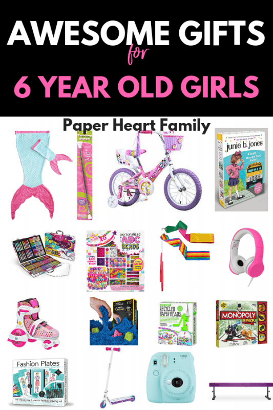 gift ideas for 6 year old daughter