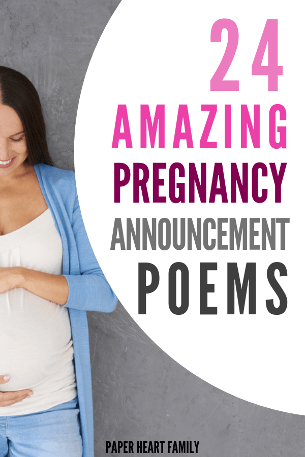 24 Sweet And Funny Pregnancy Announcement Poems