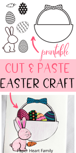 Free Printable Easter Craft For Kids (Simply Print, Cut, Color And Paste!)