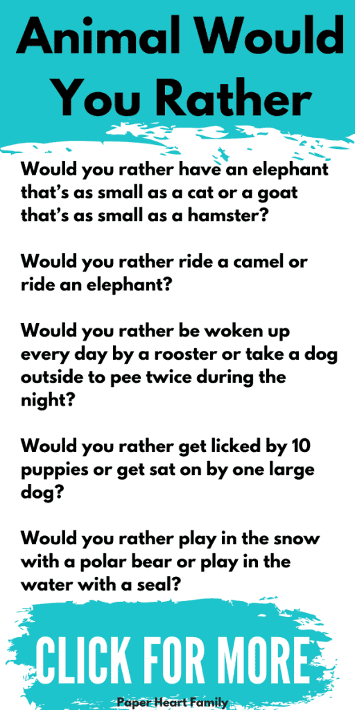 125 Fun (and Clean) Would You Rather Questions for Kids