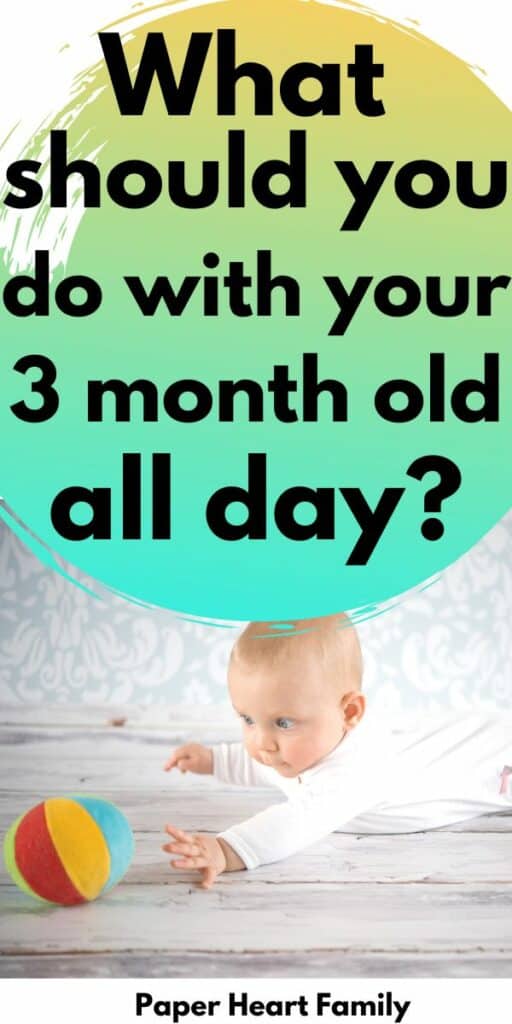 19 Activities For Three Month Olds What To Do Everyday