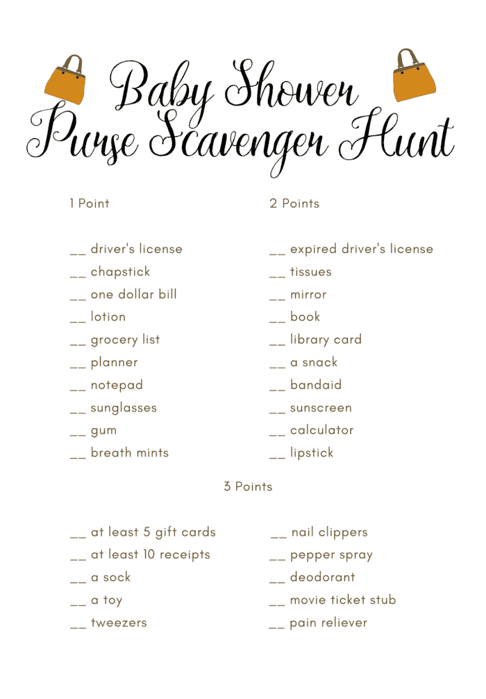 Scavenger Hunt - Hen Do Game - Your Party Games