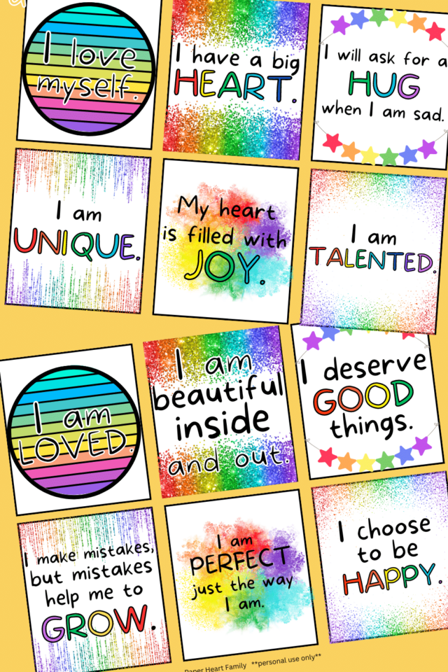 110 Positive Affirmations For Kids (With Printable Cards)