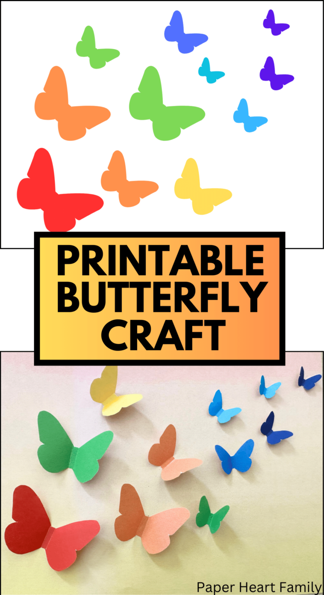 2 Free Printable Butterfly Craft Templates For Kids