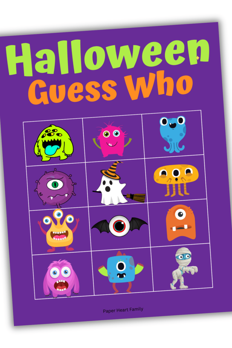 Free Printable Halloween Guess Who For A Fun Holiday