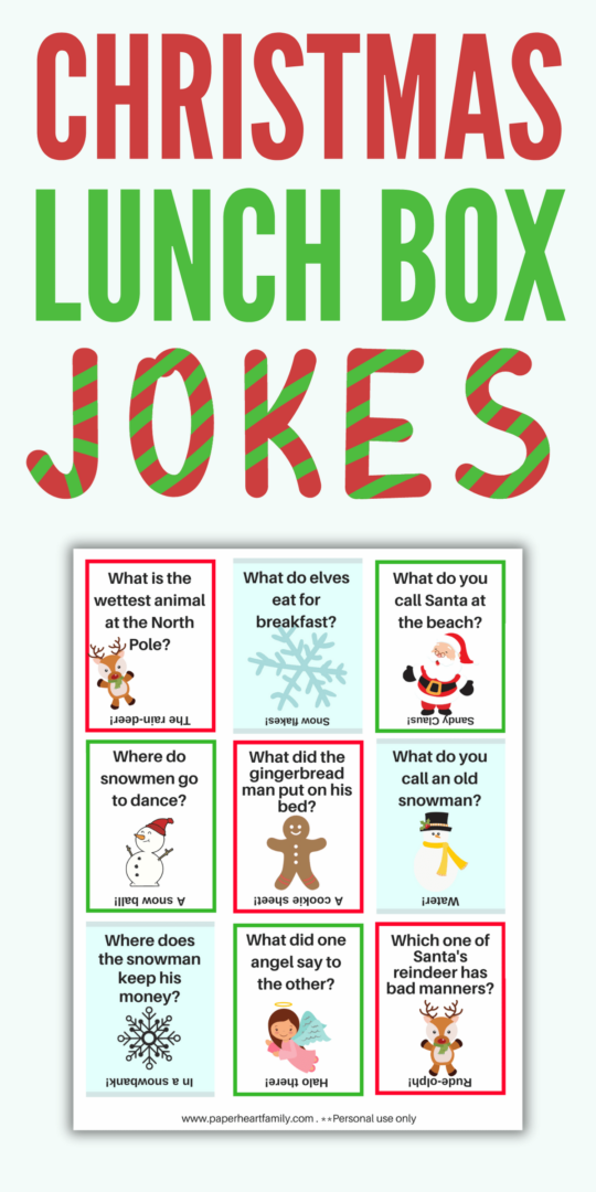 18 Christmas Lunch Box Jokes To Make Kids Laugh