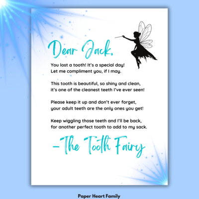 Quick And Easy Editable Tooth Fairy Letter